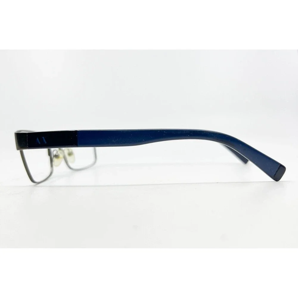 Armani Exchange Eyeglass Frames Mens Gunmetal Blue AX1017 6084 54-17-140